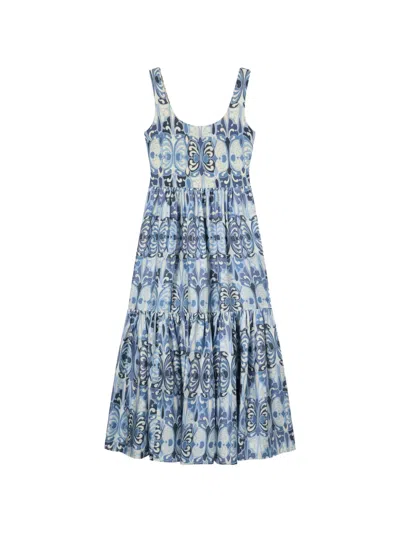 La Doublej Capri Dress In Blue
