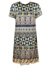 La Doublej Sporty Swing Dress In Cream