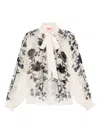 La Doublej Cerere Floral Silk Blouse