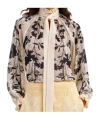 La Doublej Cerere Floral Silk Blouse