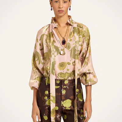 La Doublej Cerere Blouse In Coven Pink