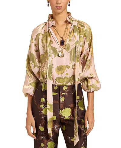 La Doublej Cerere Blouse In Multi