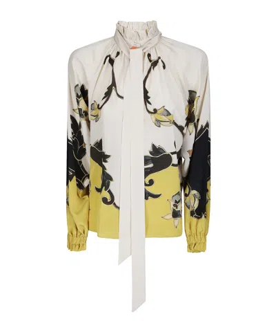 La Doublej Cerere Blouse In Multi