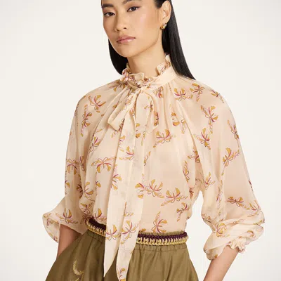 La Doublej Cerere Blouse In Neutral