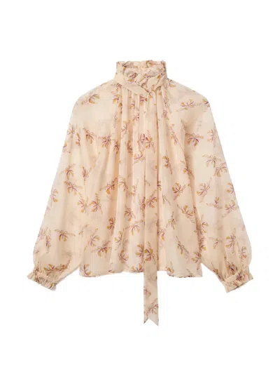 La Doublej Cerere Blouse In Neutral