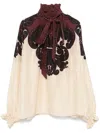 La Doublej Cerere Blouse In Neutrals