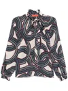 La Doublej Cerere Blouse In Montecarlo In Blue