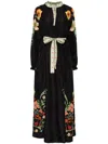 La Doublej Cerere Maxi Dress In Black