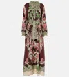 La Doublej Cerere Printed Silk Chiffon Maxi Dress In Multicoloured
