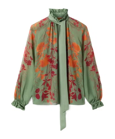 La Doublej Cerere Shirt In Green