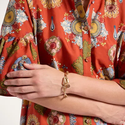 La Doublej Chain Bracelet In Gold