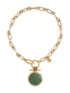 La Doublej Chain Round-pendant Necklace In Gold