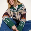 La Doublej Floral-embroidered Cardigan