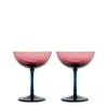 La Doublej Set Of 2 Champagne Glasses In Viola