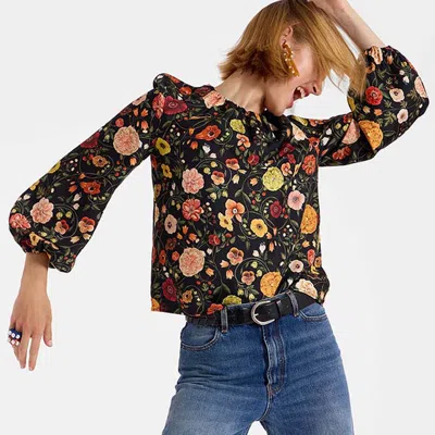 La Doublej Charming Top In Botticelli Black