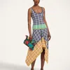 La Doublej Check Me Skirt In Multi