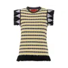La Doublej Checkers Top