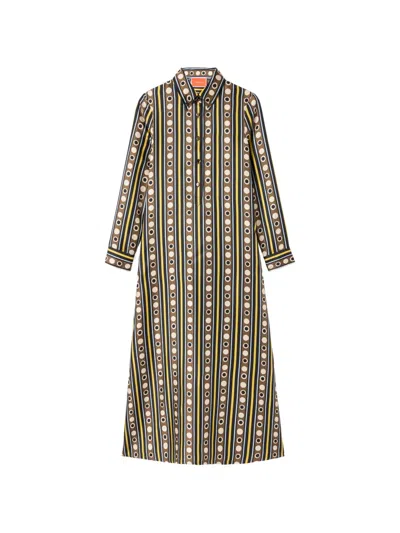 La Doublej Chemise Swing Dress In Multi