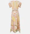 La Doublej Cherie Scarf Maxi Dress In Multi