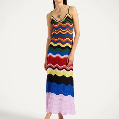 LA DOUBLEJ CHEVRON SUNDRESS