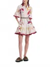 La Doublej Choux Mini Dress In Corsage Placée In Multi