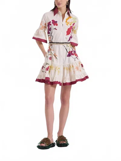 La Doublej Choux Mini Dress In Corsage Placée In Multi