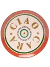 La Doublej Ciao Cara Porcelain Mini Plate In Pink