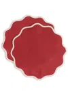 La Doublej Cloud Tablemat Set Of 2 In Rainbow Vino