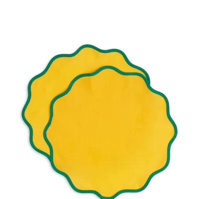 LA DOUBLEJ CLOUD PLACEMAT SET OF 2