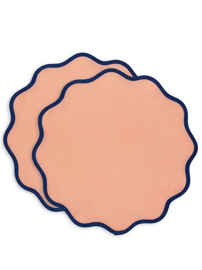 La Doublej Cloud Tablemat (set Of Two) In Pink
