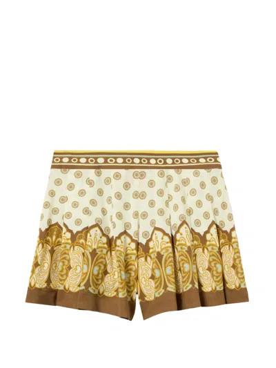 La Doublej Club Placée Skort In Brown
