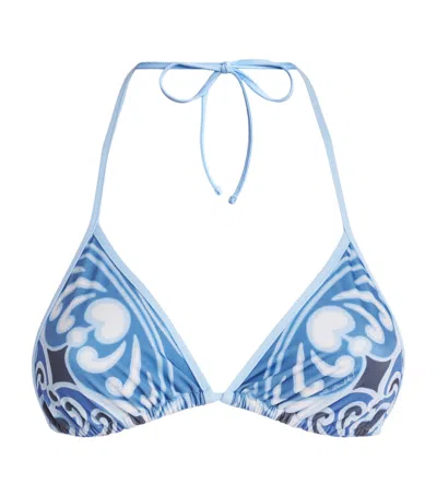 LA DOUBLEJ LA DOUBLEJ COCOON PLACÉE TRIANGLE BIKINI TOP