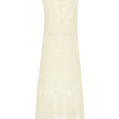 La Doublej Column Dress In Yellow