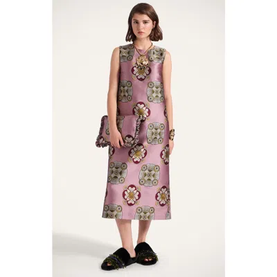 LA DOUBLEJ LA DOUBLEJ COLUMN DRESS