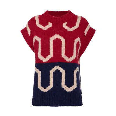 La Doublej Comber Gilet In Bordeaux