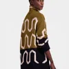 La Doublej Comber Turtleneck Sweater In Green & Black