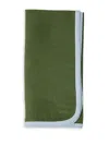 La Doublej Contrast Trimming Napkin Two-piece Set In Green