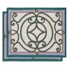La Doublej Cortile Print Tablemats, Set Of 2 In Multi