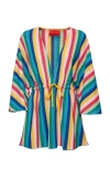 La Doublej Costiera Mini Dress Multicolor Turquoise In Multicolor Turquoise
