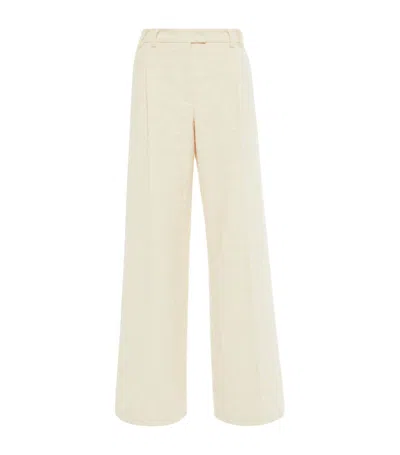 LA DOUBLEJ LA DOUBLEJ COTTON JACQUARD LA COMASCA TROUSERS