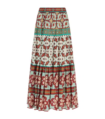 LA DOUBLEJ COTTON MUSLIN BIG SKIRT