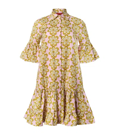 LA DOUBLEJ COTTON PRINTED CHOUX MINI DRESS