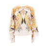 La Doublej Magic Ruffled Top In Multi