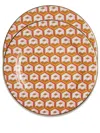 La Doublej Cubi Oro Dessert Plate (set Of 2) In Orange