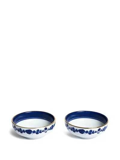 LA DOUBLEJ DECORATIVE PORCELAIN BOWLS (SET OF TWO)