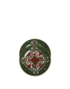 La Doublej Dessert Plates Set Of 2 Abundance Dark Green In Abundance Dark Green