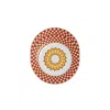 La Doublej Apollo Set Of 2 Porcelain Dessert Plates In Apollo Brick
