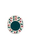 La Doublej Dessert Plates Set Of 2 Farfalle Ring Green In Farfalle Ring Green