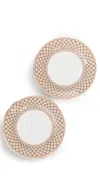 La Doublej Dessert Plates Set Of 2 Napoli