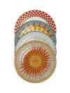 La Doublej Dessert Plates Set Of 4 In Multi